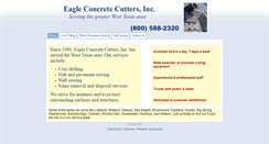 Desktop Screenshot of eagleconcretecutters.com